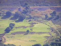 
East Blaina Red Ash Colliery from the West side of the valley, August 2010